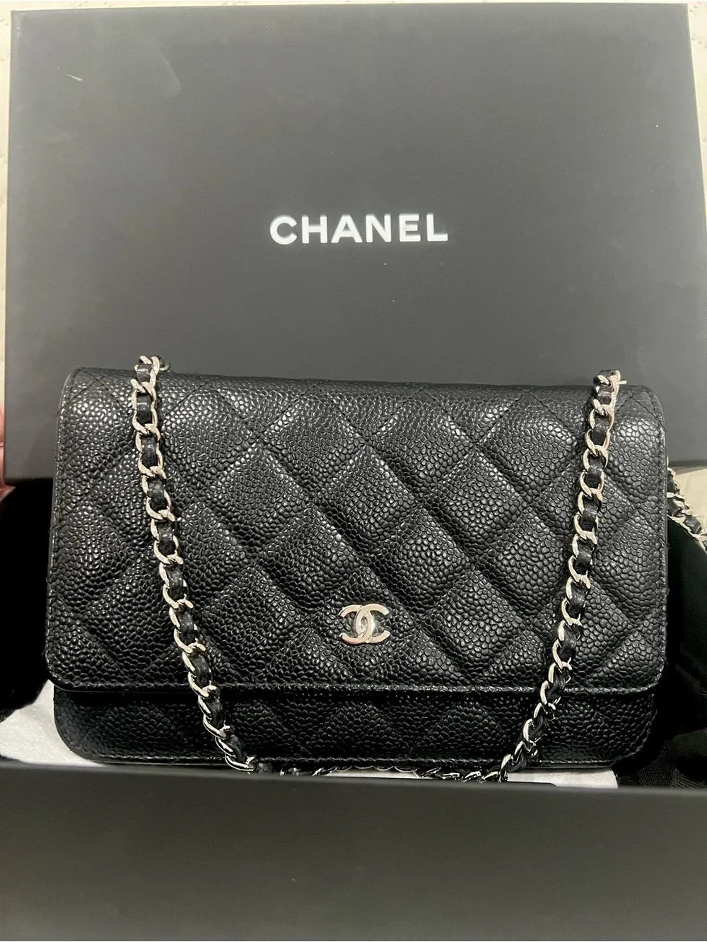Chanel Classic Caviar WOC Crossbody